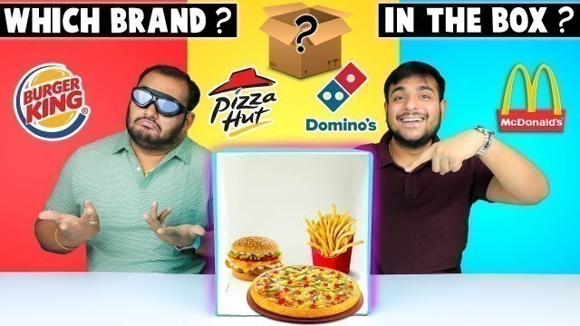 'Which Food Brand In The Box Challenge | Touch And Guess The Food Brand Challenge | Viwa Food World'