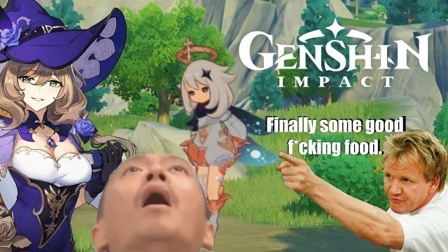 '\"Finally some good F(...)ing food\" | Genshin Impact'