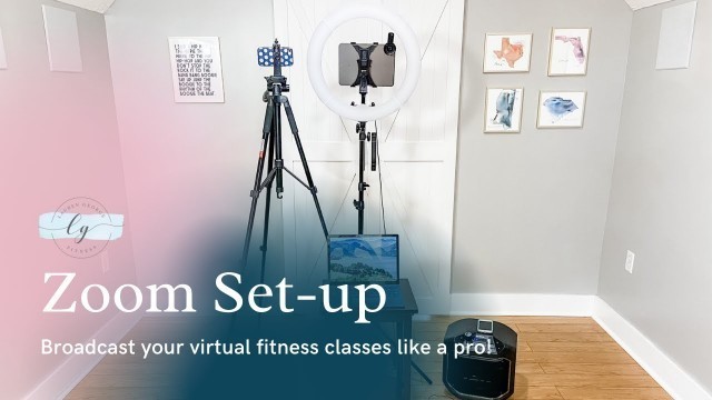 'Zoom Set-up for Virtual Fitness Classes'