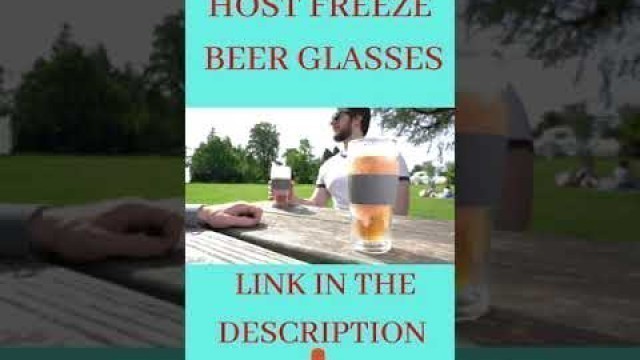 'Host Freeze Beer Glass |16 ounce Freezer Gel Chiller Double Wall Plastic Frozen Pint Glass|#shorts'