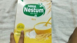 'Nestle nestum baby food review l 6-12 month old baby food'