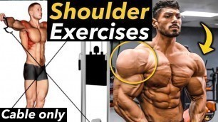 '7 Cable Exercises For Bigger Shoulder || Shoulder Workout With Cable - Fitnessfirst'