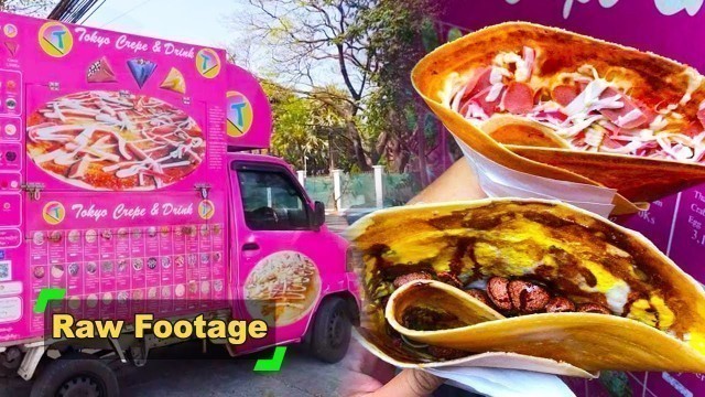 'ရန်ကုန်မြို့ က ဂျပန် Crepe / ခေါက်မုန့်  Food Truck'