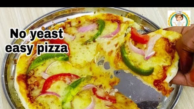 'No yeast pizza / Veg pizza /Pizza / instant pizza # food brand#'