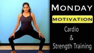 'Monday Motivation | Daily Yoga | Cardio and Strength Training | Yogalates with Rashmi'