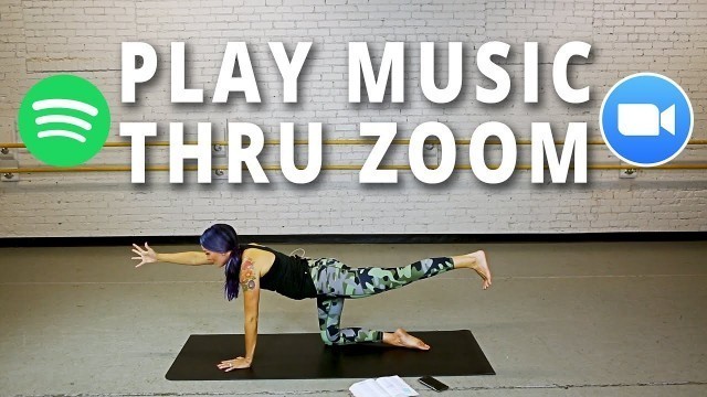 'How To Play Music Through Zoom - ChristiansDoYoga.com'