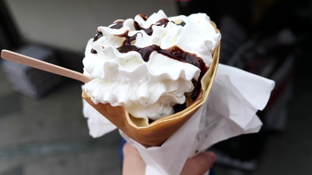 '[4K] 동대문 크레페 / Dongdaemun Crepe / Korean Food / Korean Street Food / Mukbang / 길거리 음식 / トンデムン/东大门'