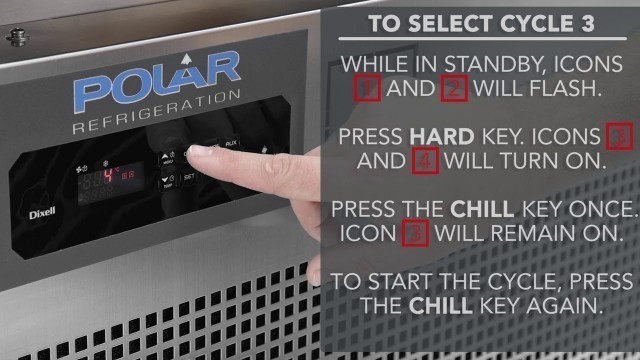 'How to Programme Polar Blast Chiller (DN494-A)'