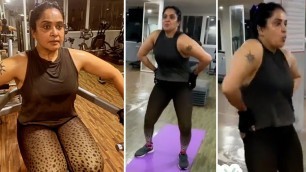 'Actress Pragathi Mahavadi Mind Blowing Body Fitness Workouts | Actress Pragathi Hot Workout | ISM'