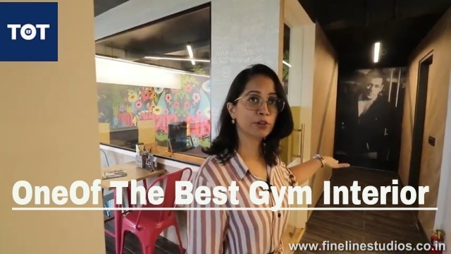 'One Of The Best Gym Interiors | Gym Interior Design Ideas #gymtour'