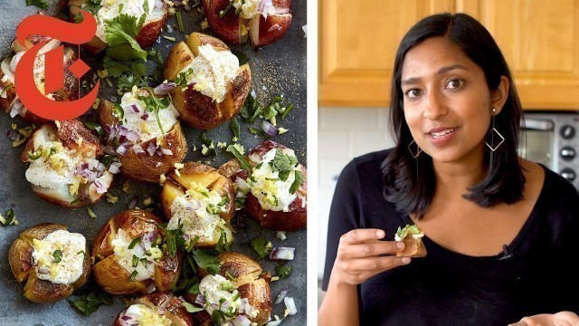 'Priya Krishna\'s Indian-ish Baked Potatoes | NYT Cooking'