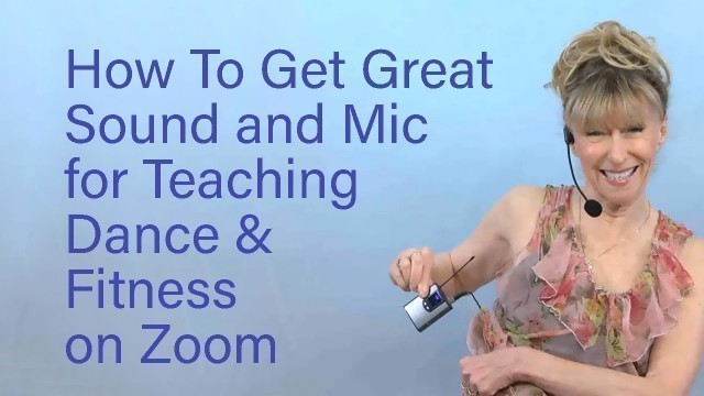 'Great mic for fitness/dance teachers on zoom, best mic for zoom while teaching and moving.'