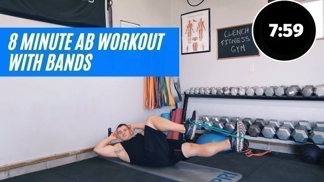 '8 Minute Resistance Band Ab Workout'