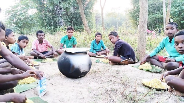 'chiller party fist in village || village children cooking || game winer || jayanti foods.'