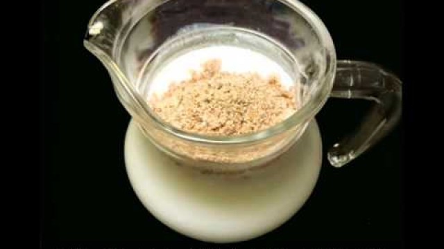 'Flax seeds in Buttermilk - Indian Food Andhra Cooking Telugu Vantalu'