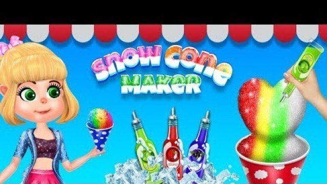 'Snow Cone - Summer Chiller | Summer Food | Ice Gola | Cone Maker'