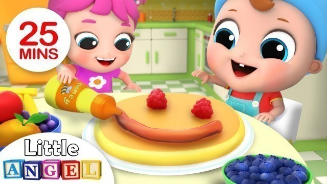 'Yum Yum Breakfast | Breakfast Song | Nursery Rhymes by Little Angel'