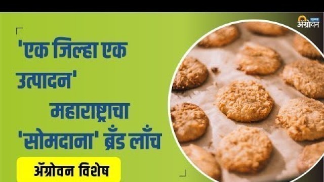 'One Distict One Product अंतर्गत ६ Food Brand लाँच । Agrowon | ॲग्रोवन'