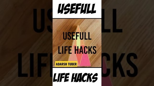 'USEFULL LIFE HACKS | TIPS AND TRICK | RESPECT | #viral #lifehacks | #shorts | #short | Adarsh Tuber'