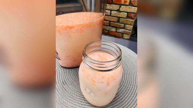 'Easiest Summer Melon Drink/Cantaloupe Drink I 3-Ingredient Melon Chiller I #shorts'