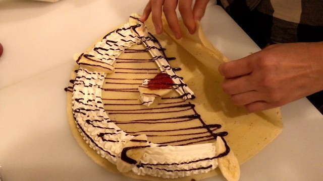 '精密クレープ職人japanese street food - creamy crepe compilation ICE CREAM CREPE Compilation Tokyo Japan マリオン'