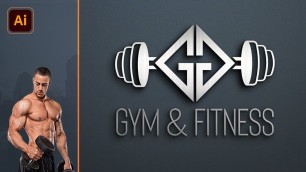 'Gym & Fitness Logo Design Tutorial'