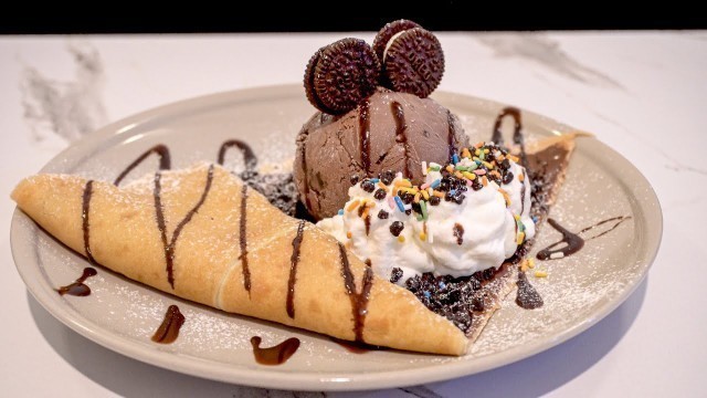 '초코 크레페 / Chocolate Crepe / Crepe Bunny / Korean Street Food'