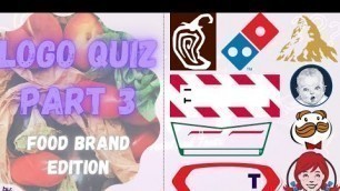 'Guess the Food Brand By Its Logo | 5-second Logo Quiz Part 3'