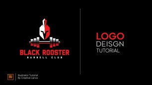 'logo design illustrator tutorials | fitness & Gym logo'