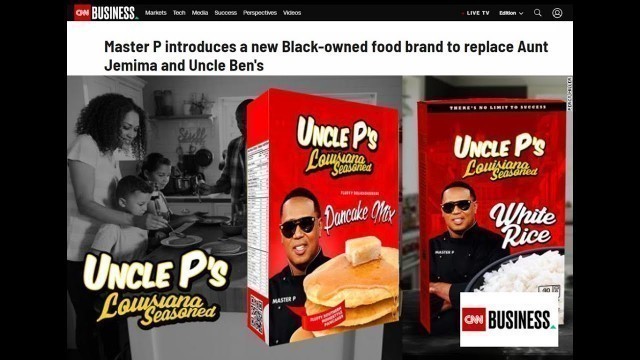 'Master P introduces a new Black-owned food brand to replace Aunt Jemima and Uncle Ben\'s'