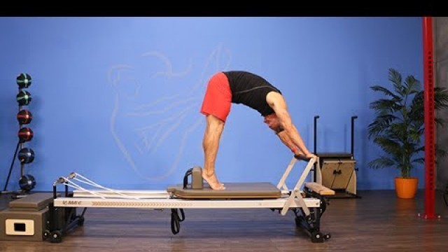 'Up Stretch with Round Back on the Pilates Reformer'