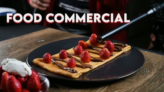 'FOOD AD SHOT ON LAOWA PROBE LENS | CREPE-FE'