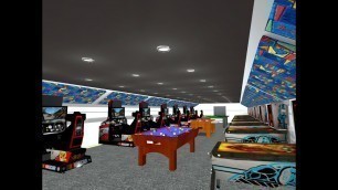 'Acoustic Design - Fitness Center & Arcade Room'