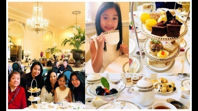 'My First REAL Afternoon Tea Party at the Georgian Fairmont Olympic  Hotel'