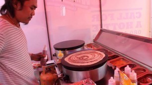 'Nutella crepe -  food fete 2 bangalore - indian street food'