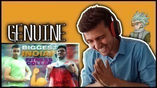 '*genuine..*  DANK RISHU || BIGGEST INDIAN FITNESS COLLAB! || REACTION/REVIEW || BROLYONIC'