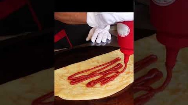 '크레페 장인이 만드는 피자 크레페 l Pizza Crepe - Korean Street Food #shorts'