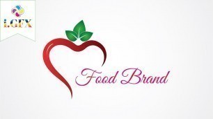 'Food Brand Logo | Food logo | Logo design illustrator'