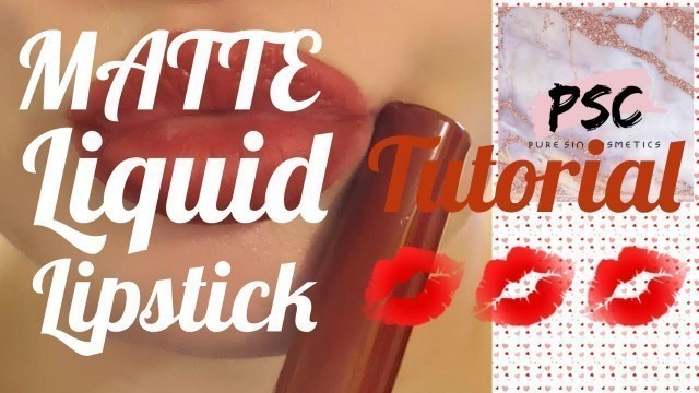 '#liquidlipstick #tutorial    Dragon Blood Matte Liquid Lipstick Tutorial'