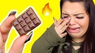 'Spiciest Chocolate In The World Challenge! *Gone Wrong* Extreme Spicy Challenge'