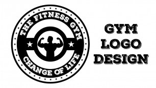 'How to Make GYM Logo Design in CorelDRAW | Fitness Logo Design Tutorial'