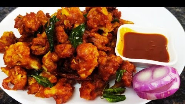 'Cauliflower 65 / Gobi 65  / Cauliflower 65 recipe in tamil # food brand #'