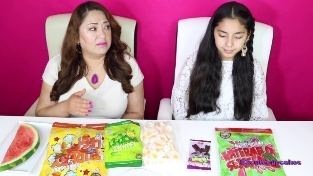 'GUMMY FOOD VS REAL FOOD CHALLENGE!! B2cutecupcakes'