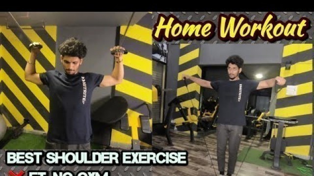 'Best Home Workouts for building 3D shoulders | Home Workout | Fitness First'