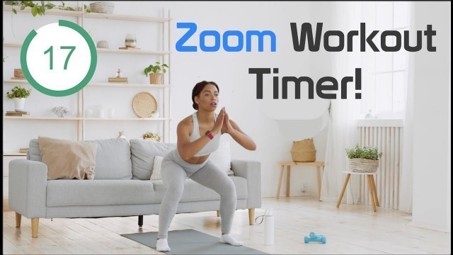 'Zoom Workout Timer! How to do it with professional graphics! (Online Personal Trainers tip)'