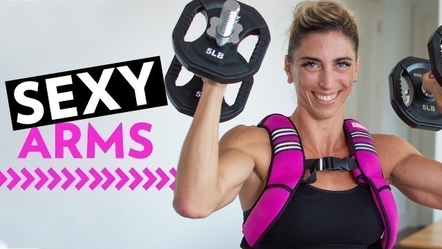 'SEXY, STRONG ARMS AT ANY FITNESS LEVEL  — TRY THIS UPPER BODY WORKOUT'