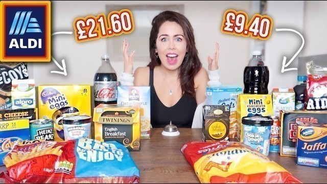 'ALDI VS BRAND FOOD BLINDFOLD CHALLENGE | Shocking results!'