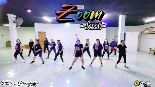 'ZOOM JESSI ZUMBA DANCE WORKOUT || DANCE Fitness || Zin Yenny jogja'