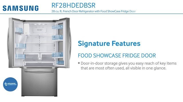 'Samsung Appliance RF28HDEDBSR at www.appliancesconnection.com'