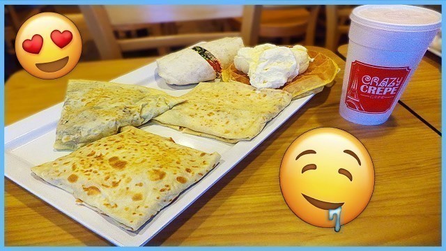 'Most Delicious Food Challenge? Crazy Crepe Challenge in New York!'